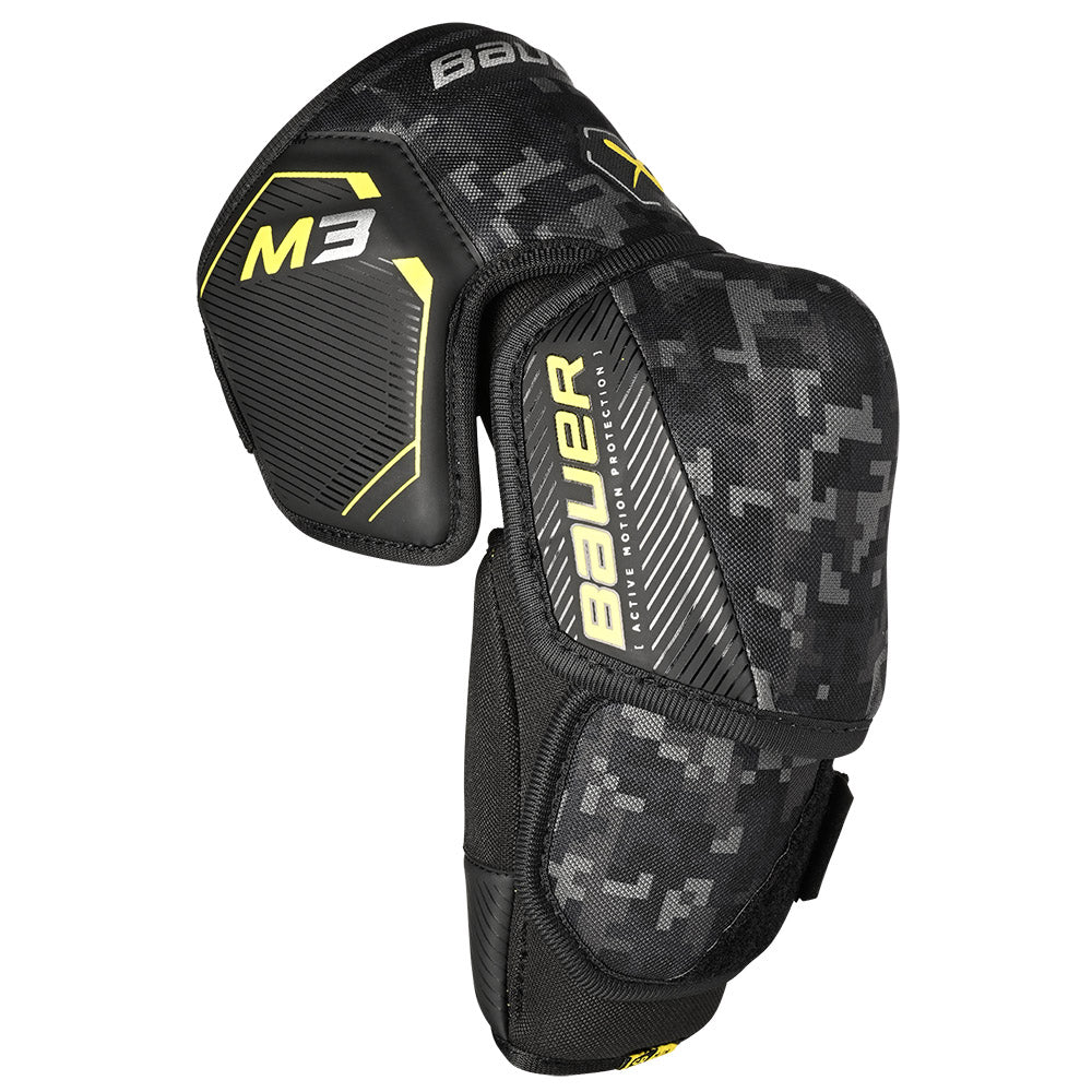 Bauer Supreme M3 Intermediate Ice Hockey Elbow Pads - Protective Gear for Youth & Adult Players - Perfect for Practice & Games