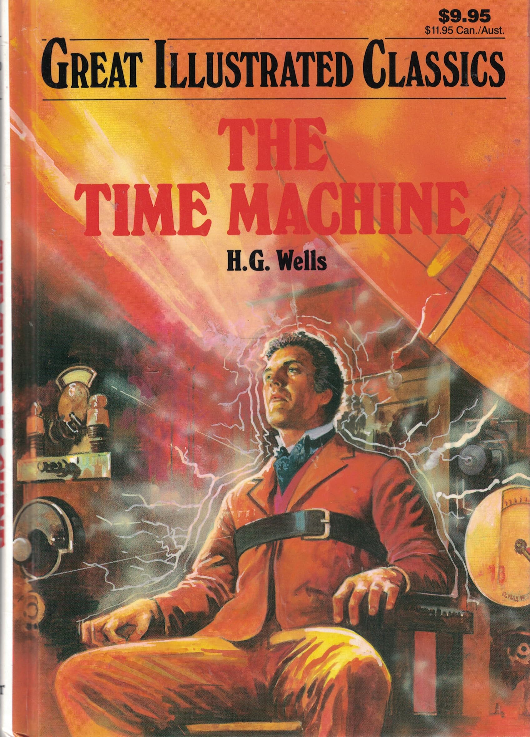 The Time Machine - Great Illustrated Classics | H.G. Wells Science Fiction Novel | Perfect for Book Clubs & Young Readers