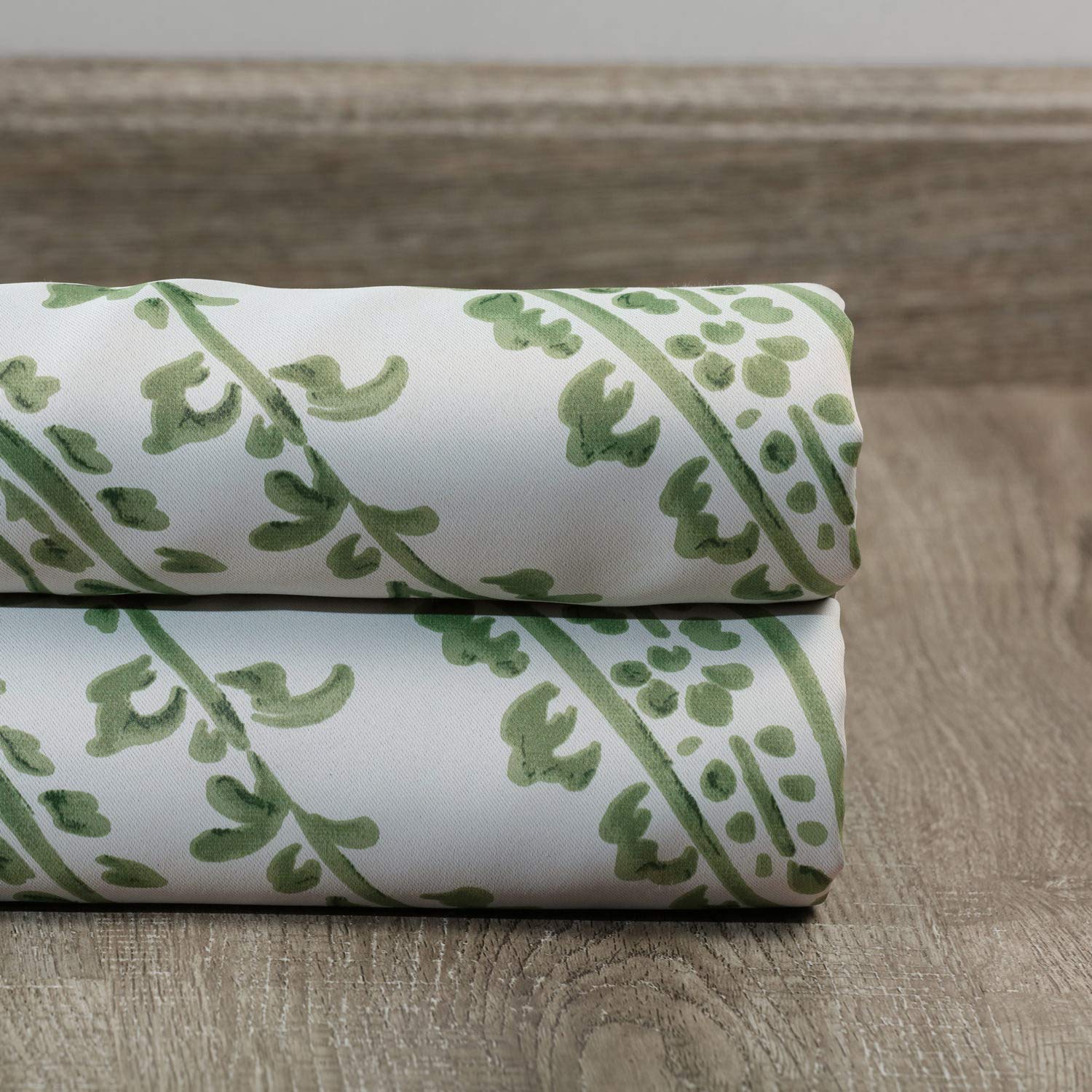HPD Half Price Drapes Floral Printed Rod Pocket Blackout Curtains - 50