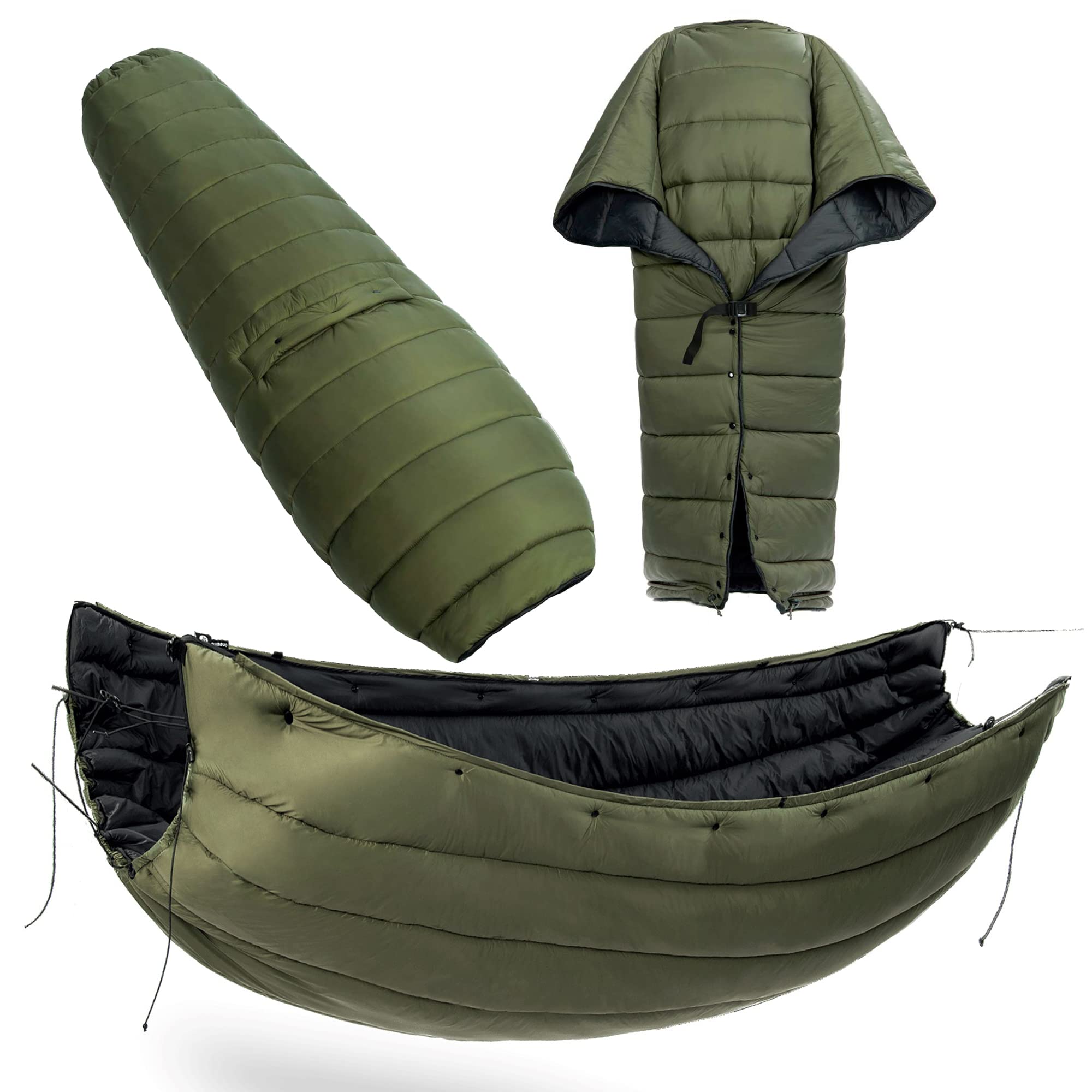 OneWind Ultralight 35°F Top Quilt for Hammock Camping - Premium Sleeping Bag Alternative for Backpacking & Outdoor Adventures - Perfect for Backcountry Hiking, Wilderness Trips & Cold Weather Camping