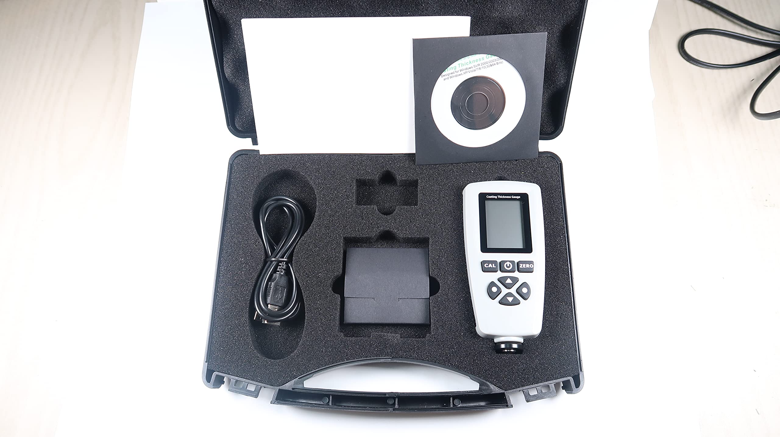 TM550FN Coating Thickness Gauge - Digital Paint & Wall Film Thickness Meter for Automotive, Marine & Industrial Coatings | Non-Destructive Measurement Tool
