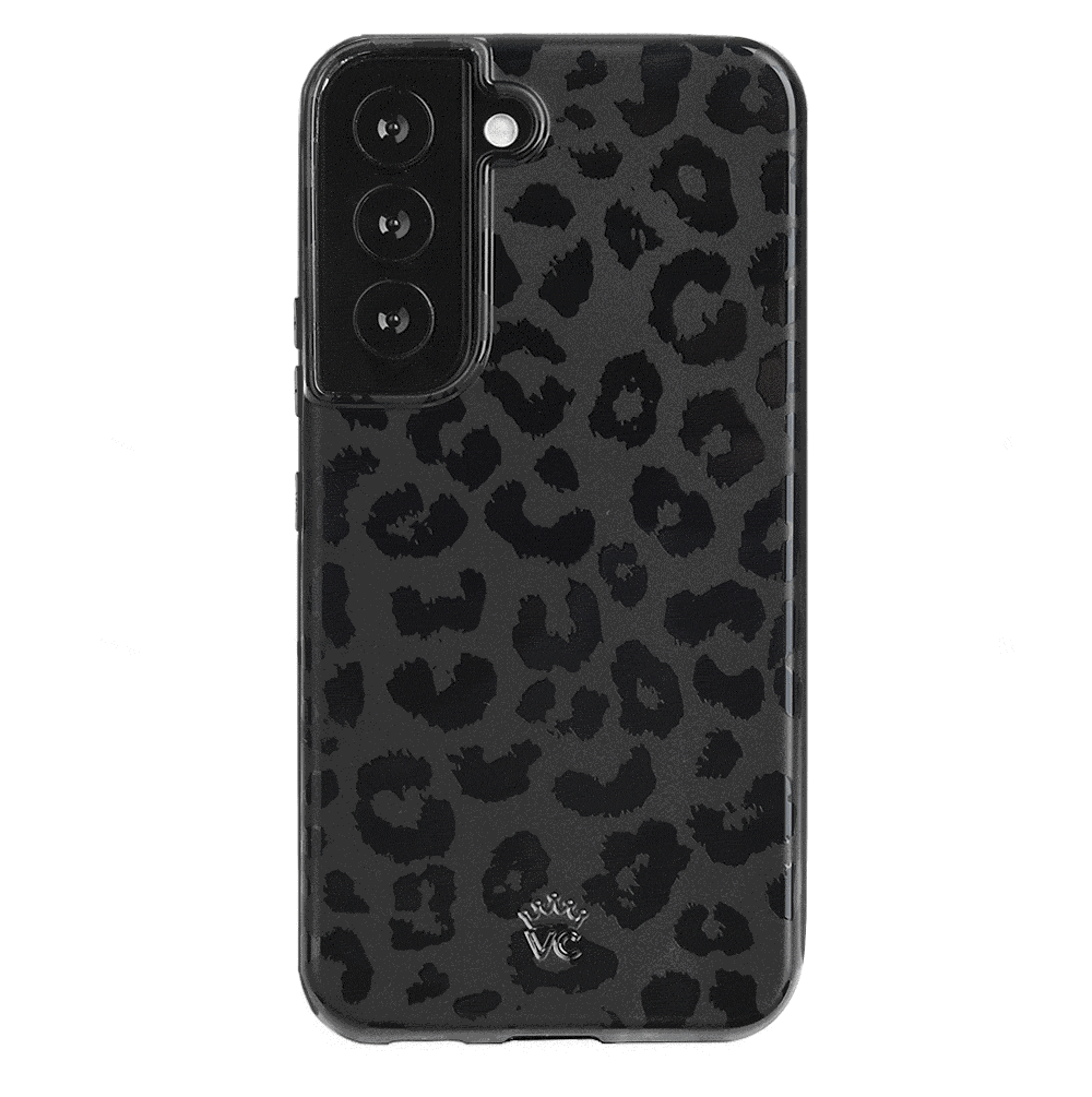 Samsung Galaxy Phone Case - Black Leopard Design | Durable Protective Cover for Samsung Galaxy S21/S22/S23 | Stylish Animal Print Case for Everyday Use & Travel