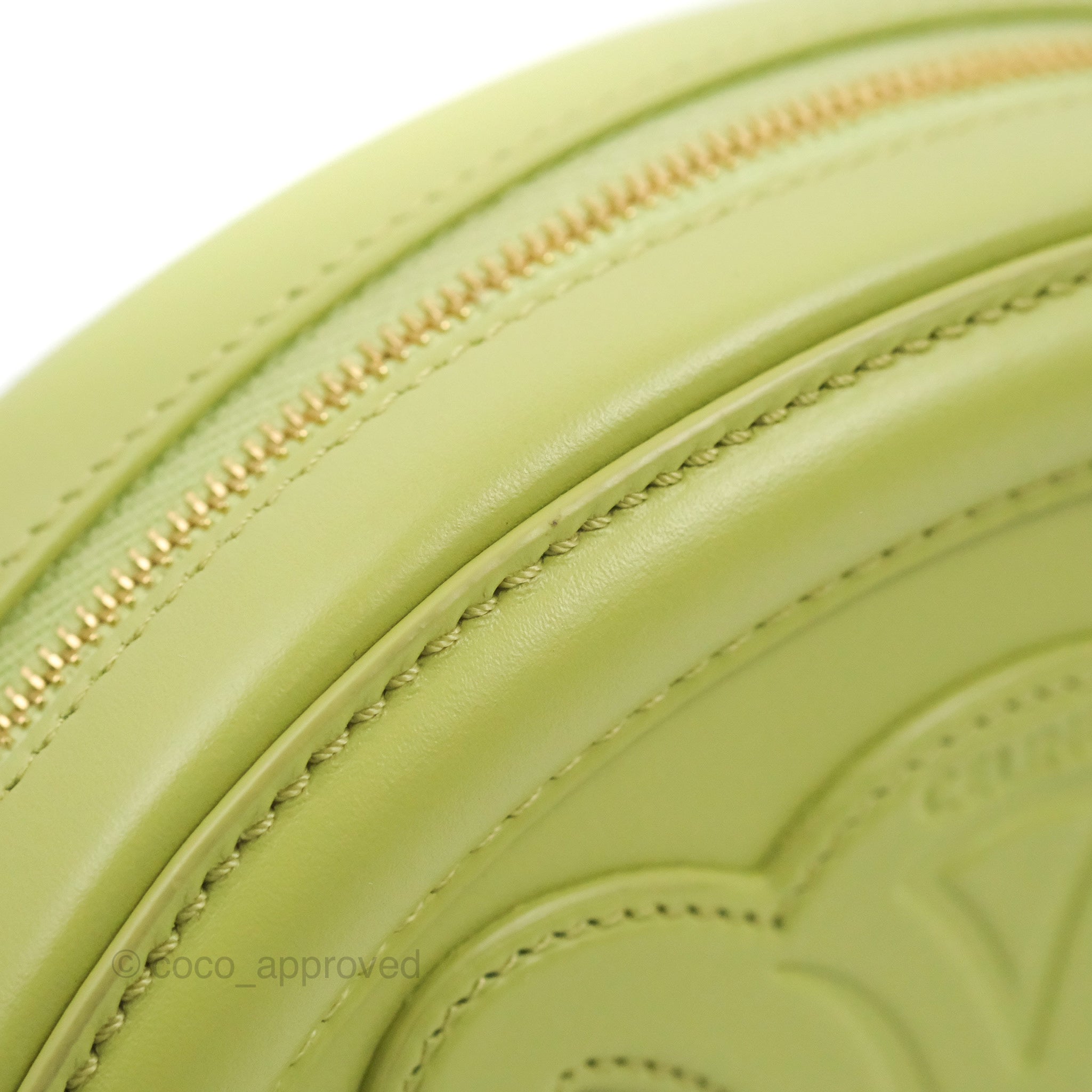 Celine Triomphe Green Calfskin Oval Shoulder Bag - Luxury Leather Handbag for Women | Perfect for Work, Travel & Evening Events
