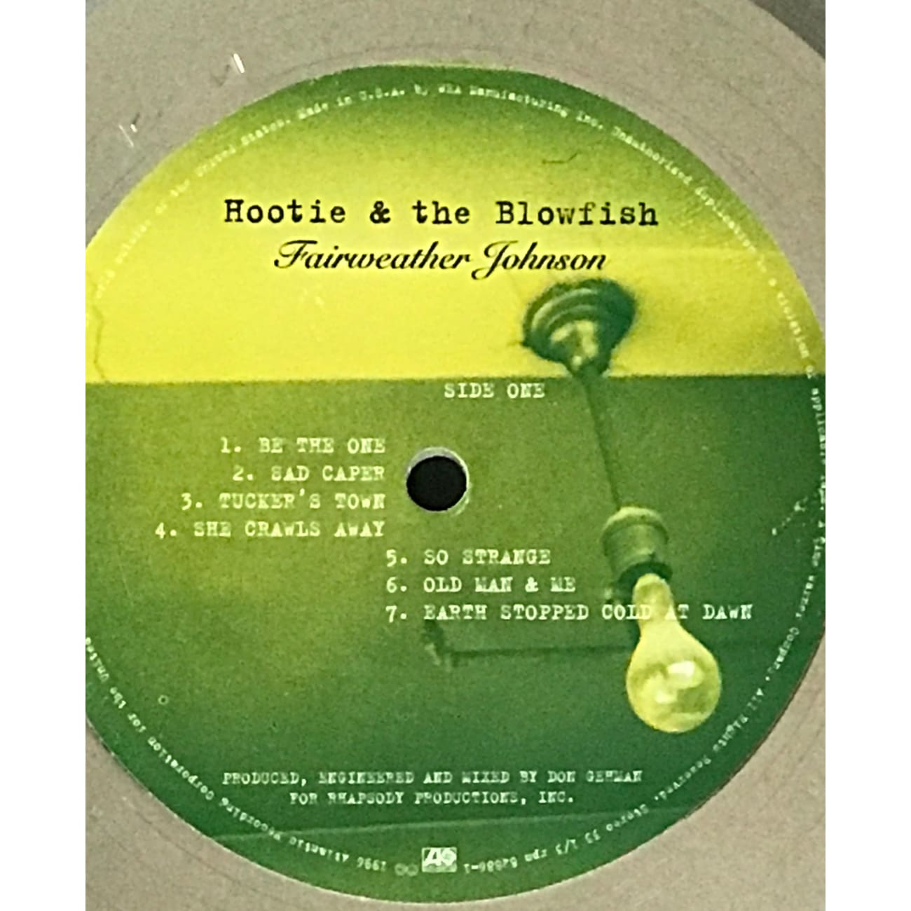 Hootie & the Blowfish Fairweather Johnson 2x Platinum Album Award - Certified RIAA Multi-Platinum Record - Perfect for Music Collectors & Memorabilia Displays