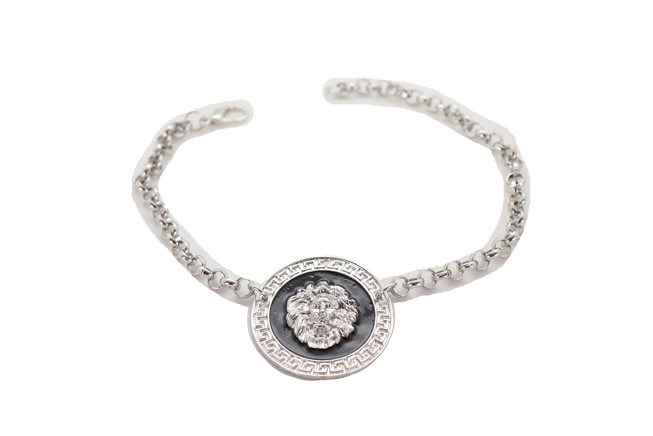 Western Women's Boot Bracelet - Silver Lion Coin Charm Anklet Chain for Rodeo & Cowgirl Fashion | Perfect for Country Concerts, Rodeos & Western Outfits