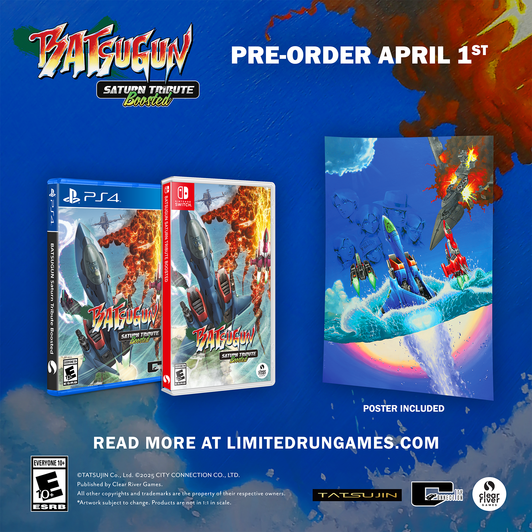 BATSUGUN Saturn Tribute Boosted Standard Edition - Nintendo Switch & PS4 Game - Classic Arcade Shooter for Retro Gaming Enthusiasts - Perfect for Home Entertainment and Gaming Parties