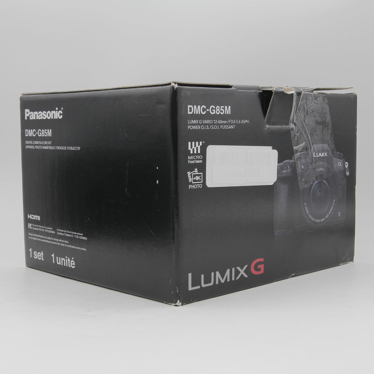 Open Box Excellent Condition Panasonic Lumix DMC-G85 Mirrorless Micro Four Thirds Digital Camera with 12-60mm Lens - Perfect for Travel Photography, Vlogging & Everyday Shooting