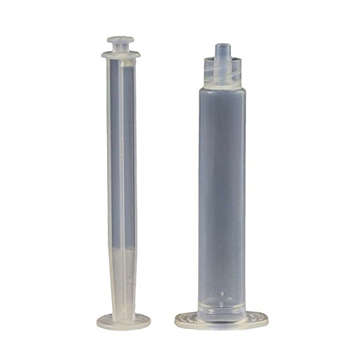 Lubricated Non-Calibrated Unassembled Syringe with Luer Lock, 3cc, Clear - 20/Bag (8 Bags) - Ideal for Medical, Laboratory, and Veterinary Use