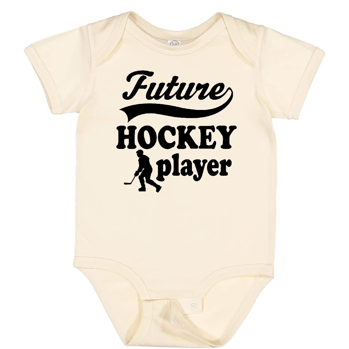 Inktastic Future Hockey Player Baby Boy Bodysuit - Cute & Comfortable Outfit for Newborns, Infants & Toddlers - Perfect for Playtime, Gifts & Sports Events