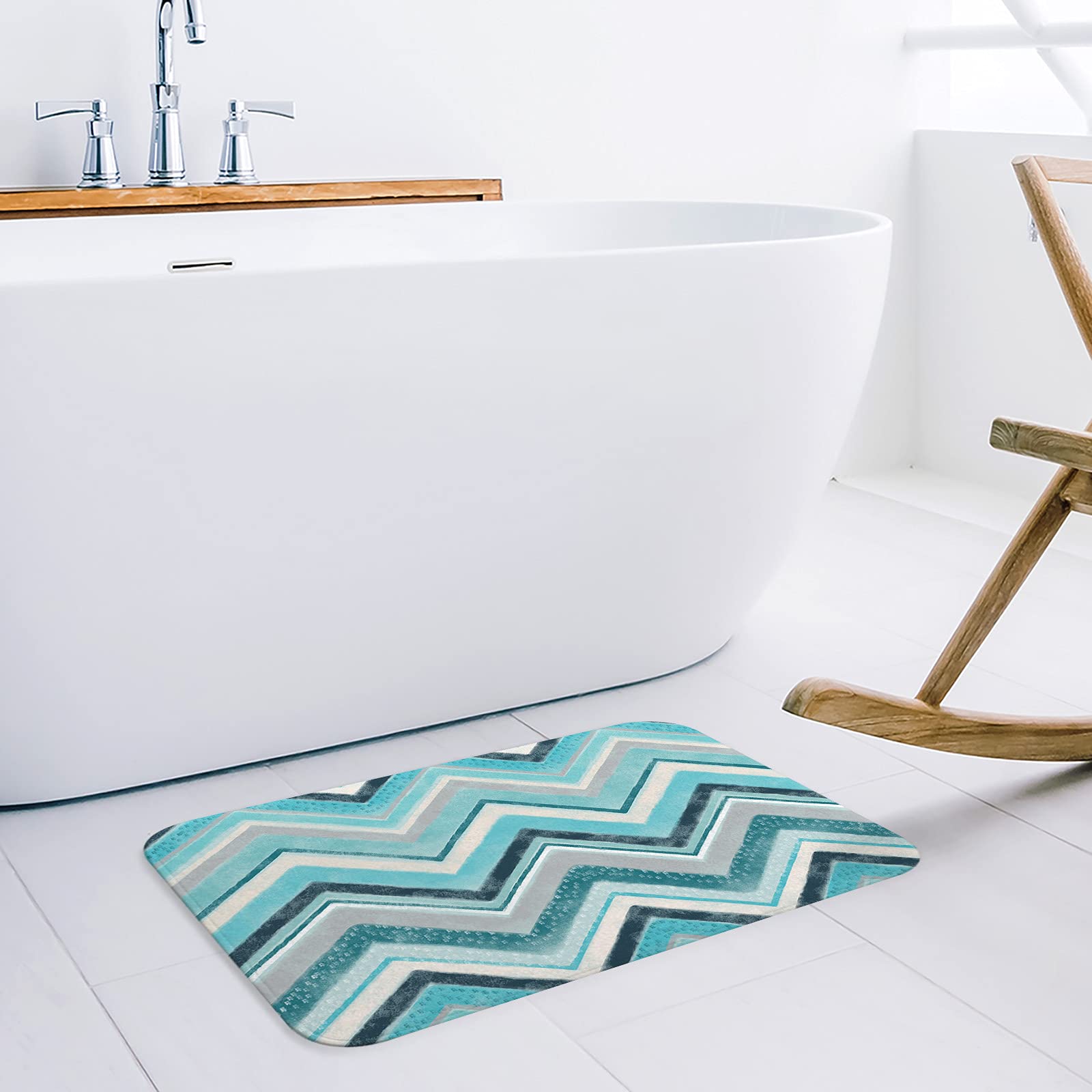 18x30in Outdoor Rug - Absorbent Low Profile Mat for Bedroom, Kitchen & Bathroom | Home Decor