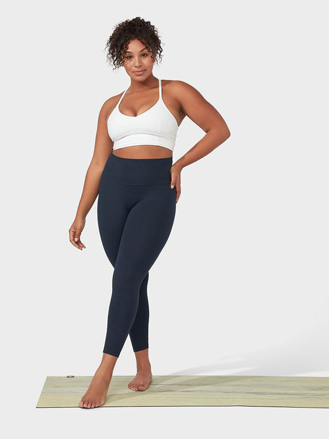 Manduka Foundation High Rise Women's Leggings - Yoga Pants for Women with Tummy Control - Perfect for Yoga, Pilates, Gym & Everyday Wear