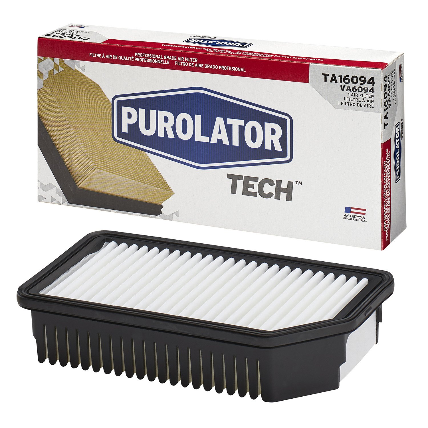 Purolator TA16094 PurolatorTECH Premium Air Filter - High Performance Replacement Air Filter for Cars, Trucks & SUVs - Perfect for Daily Commuting & Off-Road Adventures