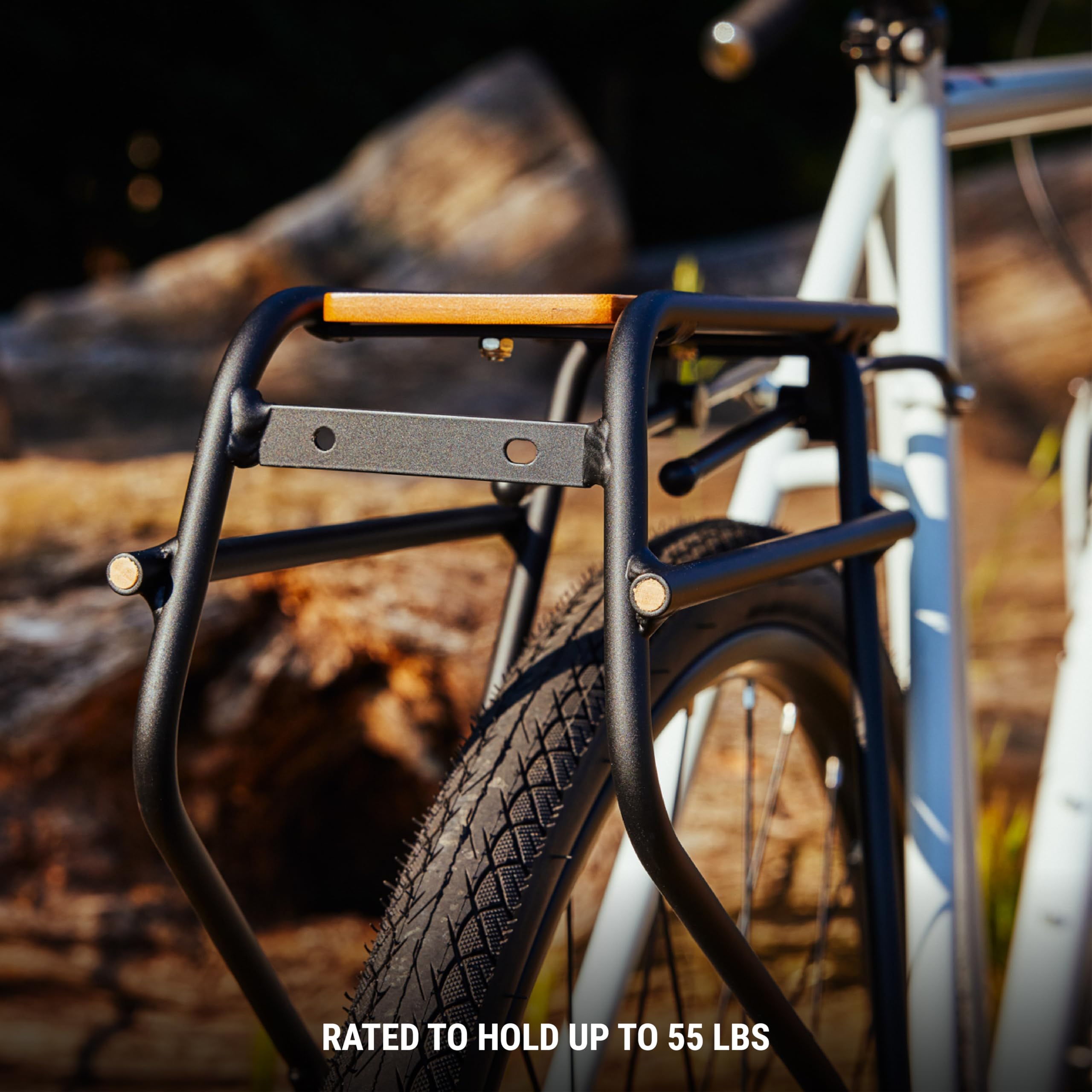 PDW Everyday Rear Bike Rack - Durable Bicycle Cargo Carrier for Commuting, Touring & Shopping | Perfect for Urban Cycling & Grocery Hauling