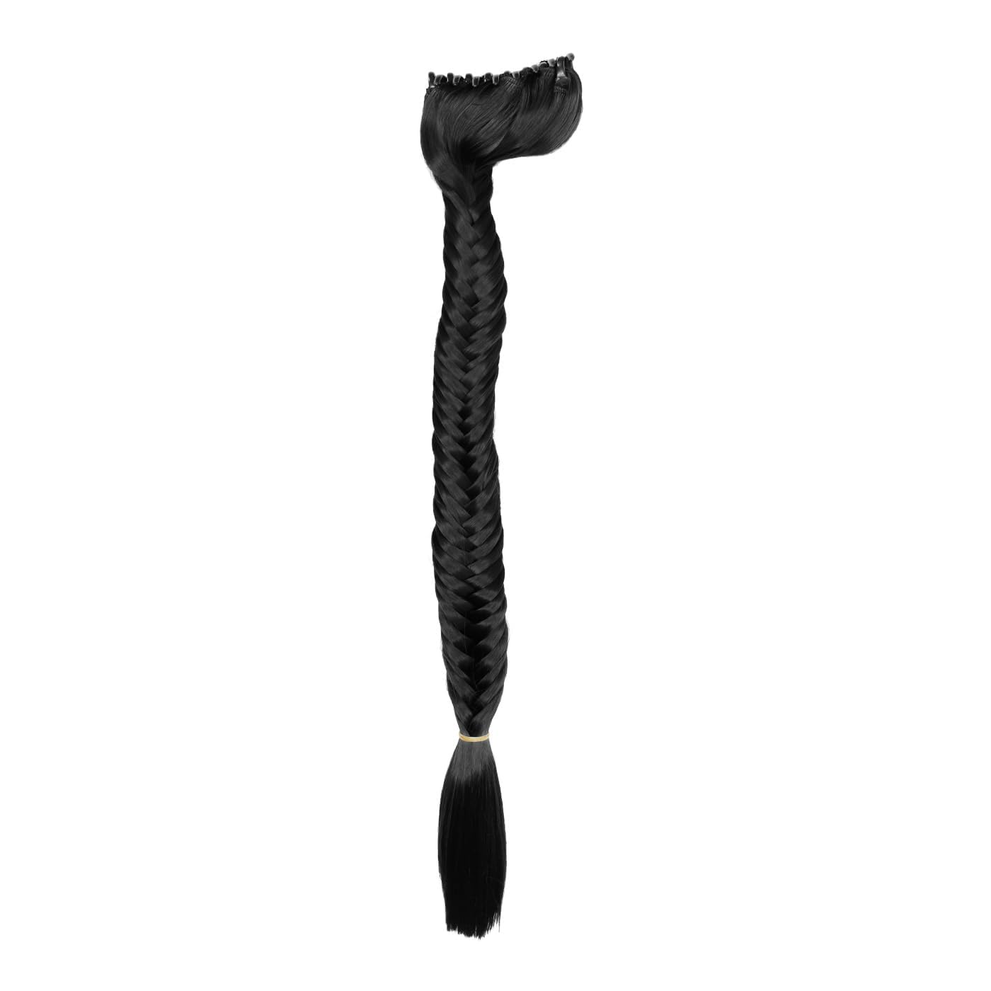 Confidence Juda Braid Hair Extensions for Women & Girls - Brown Synthetic Bun Wig | Perfect for Cosplay, Parties & Everyday Styling