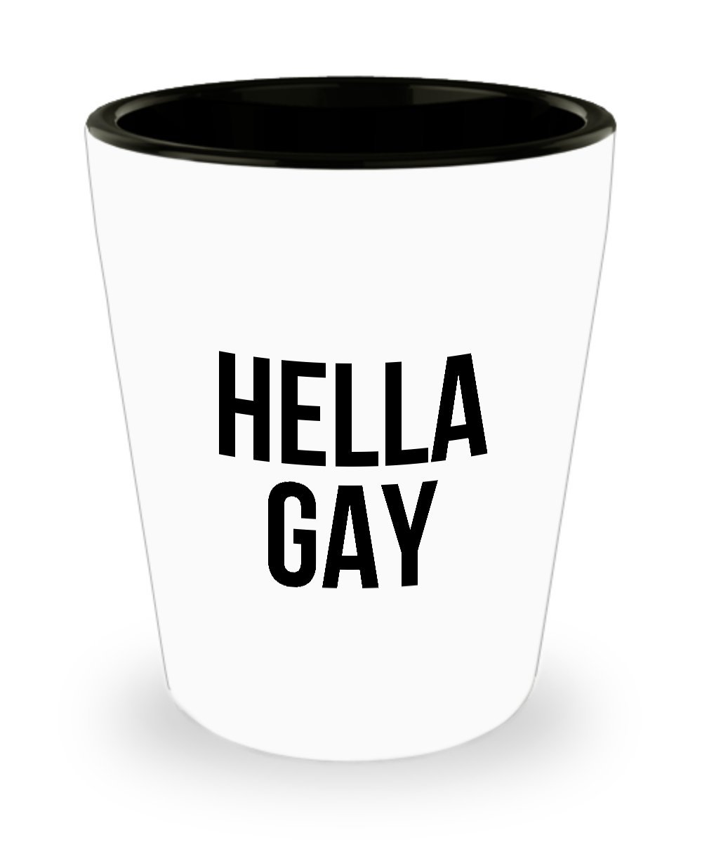 Rainbow Pride Shot Glass Set - 6 Pack Colorful LGBTQ+ Party Cups for Gay Wedding Gifts, Bachelor Parties & Gay Uncle Birthday - Perfect for Pride Month Celebrations, Bar Nights & Themed Events