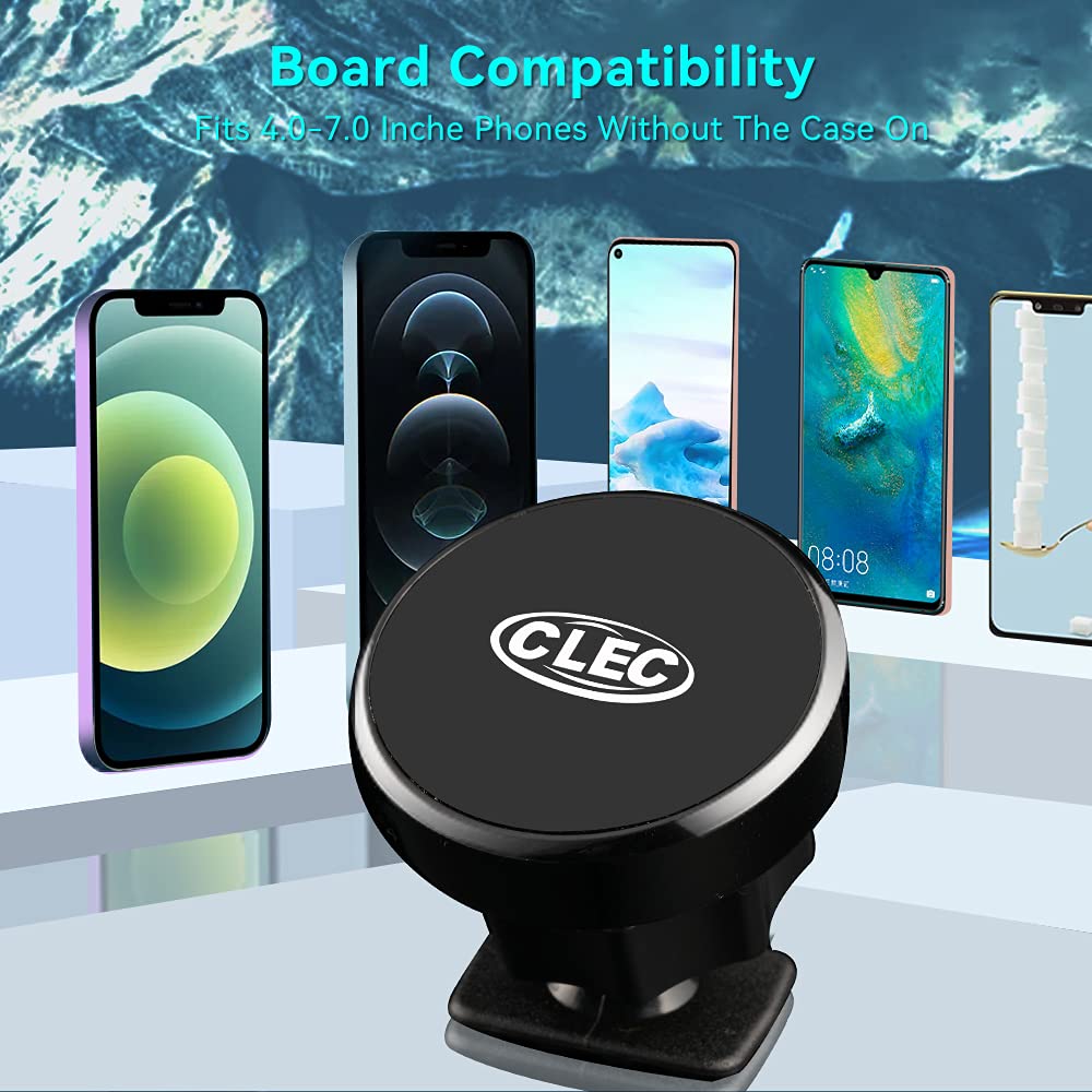 Magnetic Car Phone Holder for Chevrolet Malibu 2016-2024 - 360° Rotating Hands-Free Air Vent & Dashboard Mount Compatible with 4-6.7 Inch Smartphones - Perfect for Safe Driving & GPS Navigation