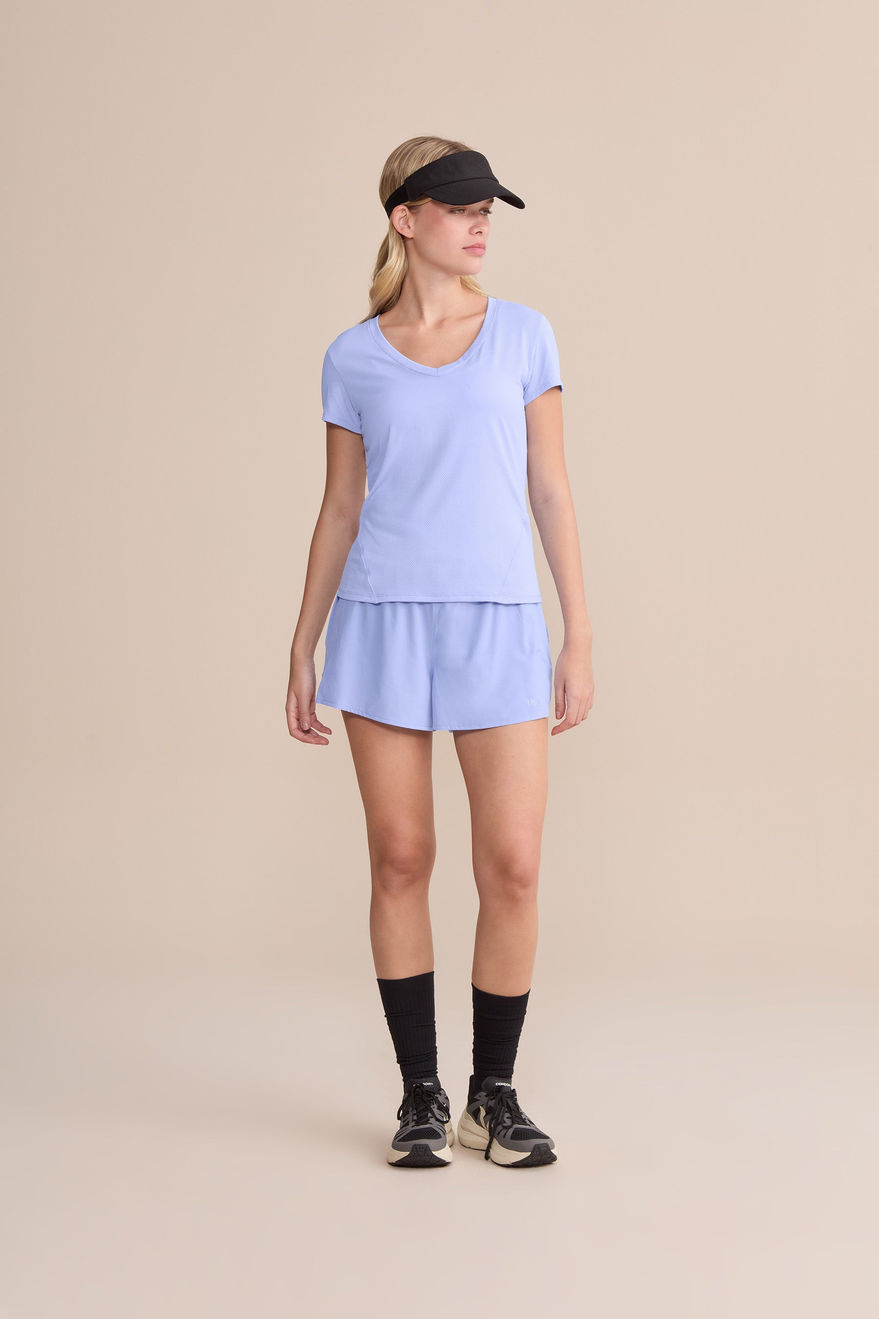 Stylish Action Side V-Neck T-Shirt for Men & Women - Comfortable Casual Wear for Gym, Running, and Everyday Outfits