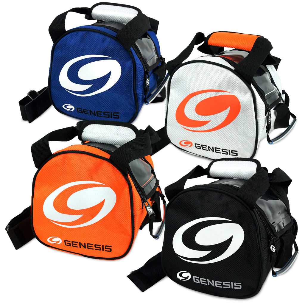 Genesis Single Sport™ Add On Ball White Bag - Premium Bowling Bag for Athletes & Enthusiasts - Perfect for League Play, Practice & Tournaments