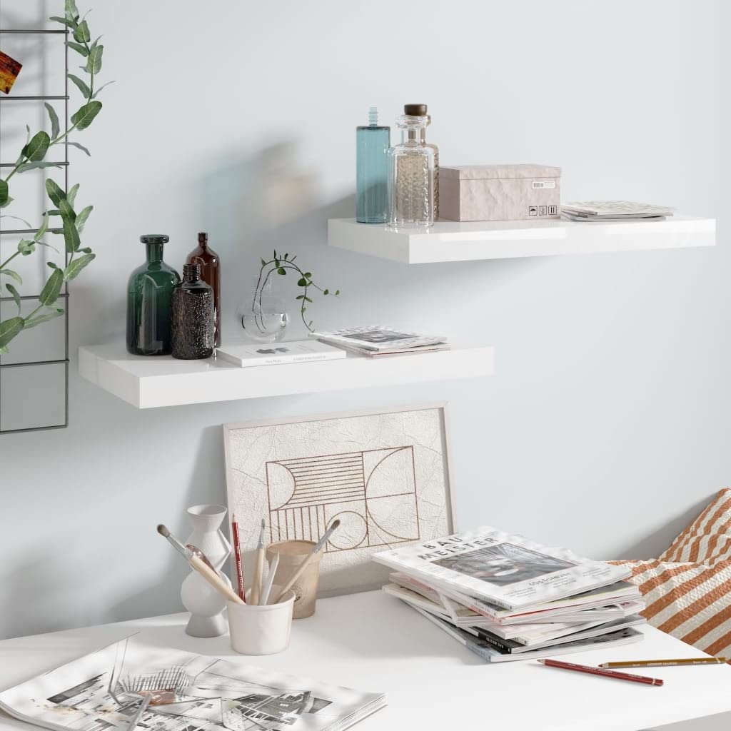 2-Pack Floating Wall Shelves - 19.7