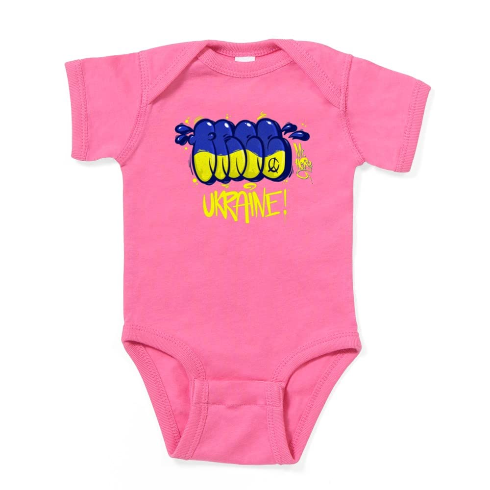 Stand with Ukraine Baby Bodysuit - Patriotic Infant Onesie for Boys & Girls - Perfect for Ukrainian Support Events & Photo Shoots