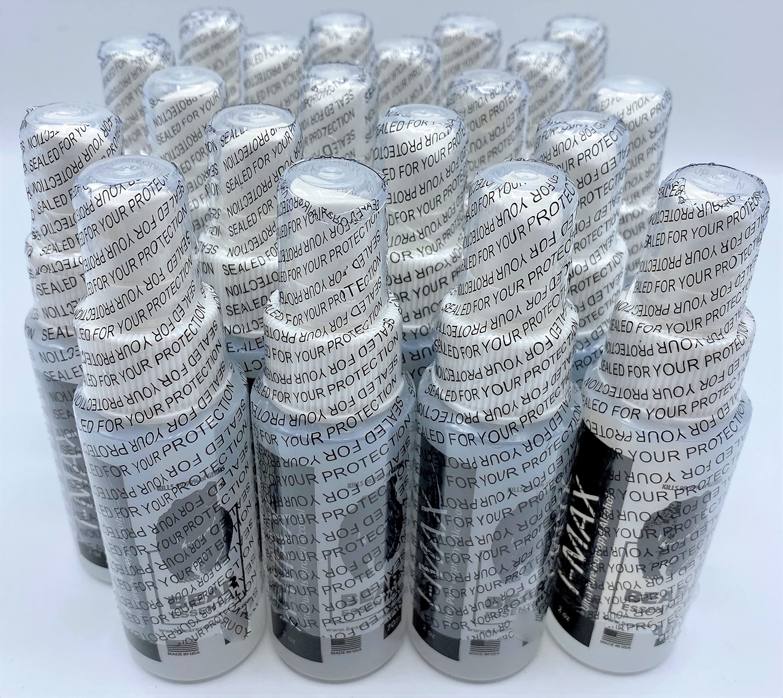 **High Purity USP Grade 70% Isopropyl Alcohol (IPA) - 20 Pack of 2 oz Spray Bottles - Made in USA - Perfect for First Aid, Cleaning & Disinfecting**