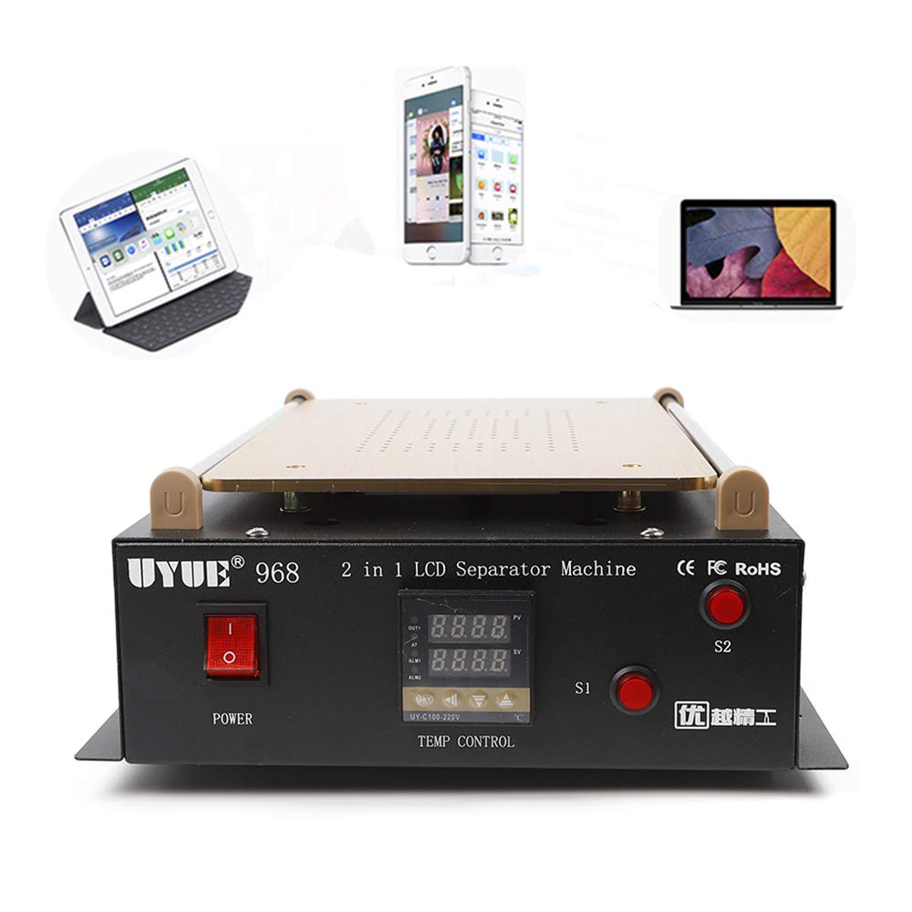 14’’ LCD Screen Separator Machine - 600W Heat Plate for iPhone, iPad & Smartphone Screen Repair | Professional LCD Screen Separation Equipment | Perfect for Phone Repair Shops & DIY Enthusiasts