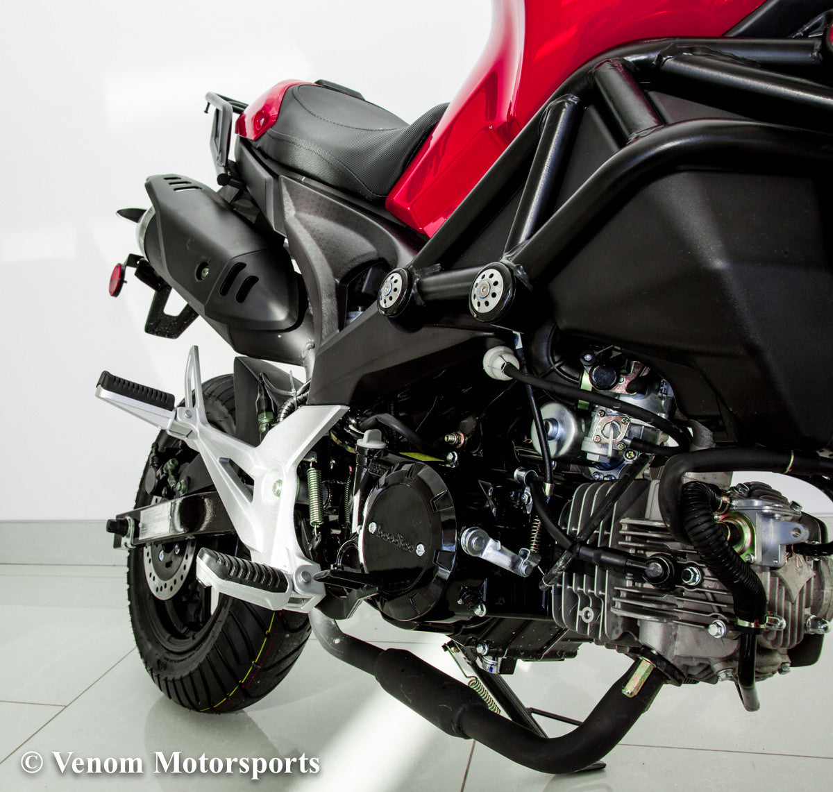 Venom X21R 125cc 4-Speed Gas Motorcycle - Dirt Bike for Off-Road Trail Riding & Adventure Sports