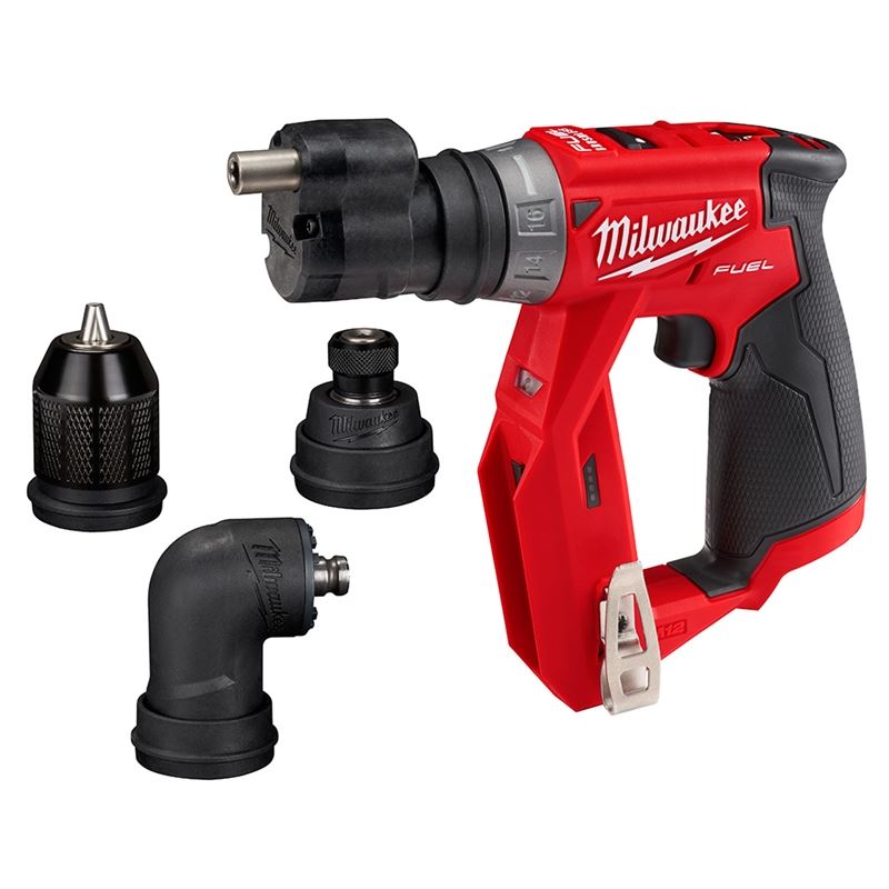 M12 FUEL 12V Brushless Cordless Drill/Driver Kit - Compact & Powerful Installation Tool for Electricians & DIY Projects