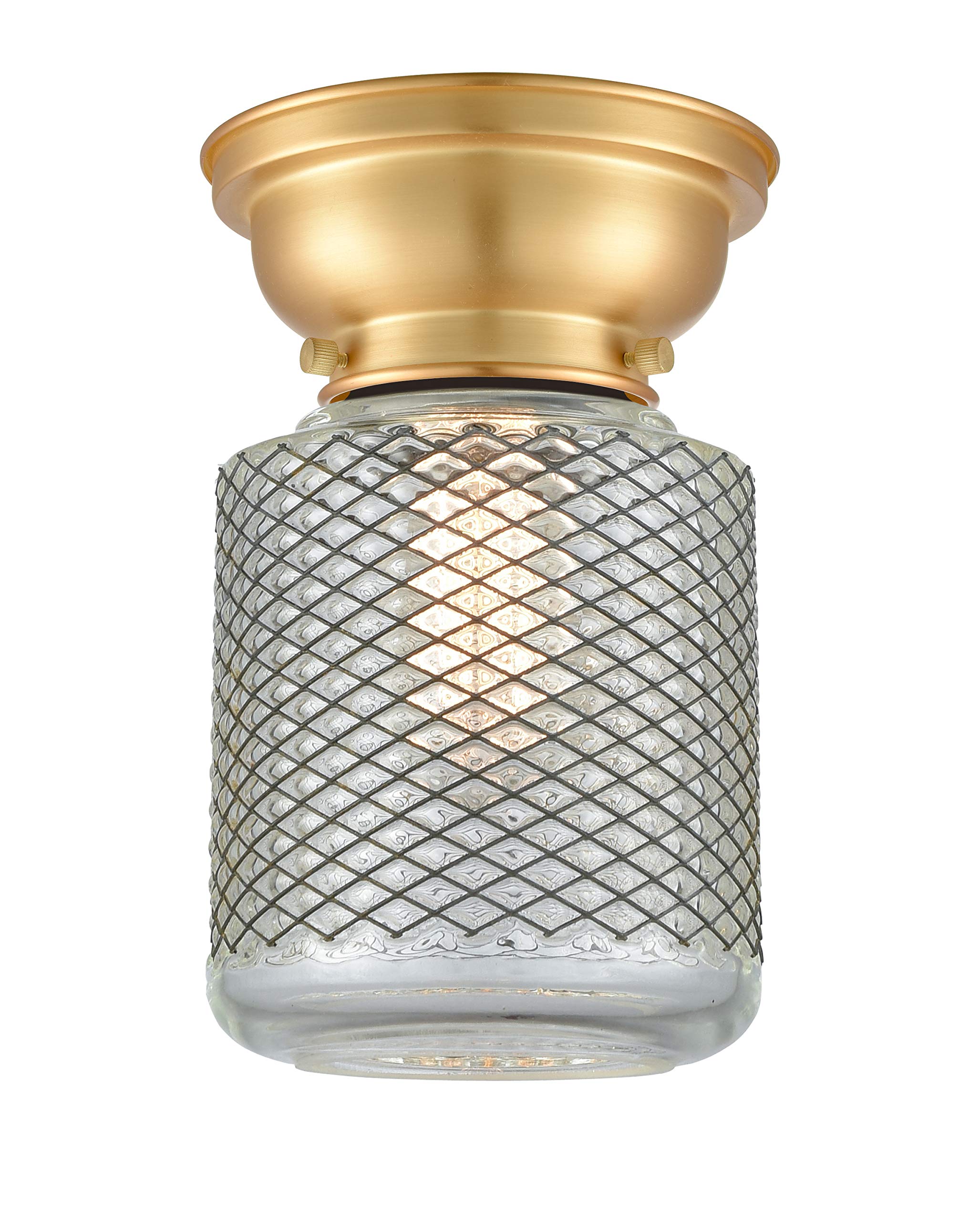 623-1F-SG-G262 LED Bare Bulb 1 Light Cord Set in Satin Gold - Perfect for Pendant Lighting, DIY Lamps & Vintage Home Decor