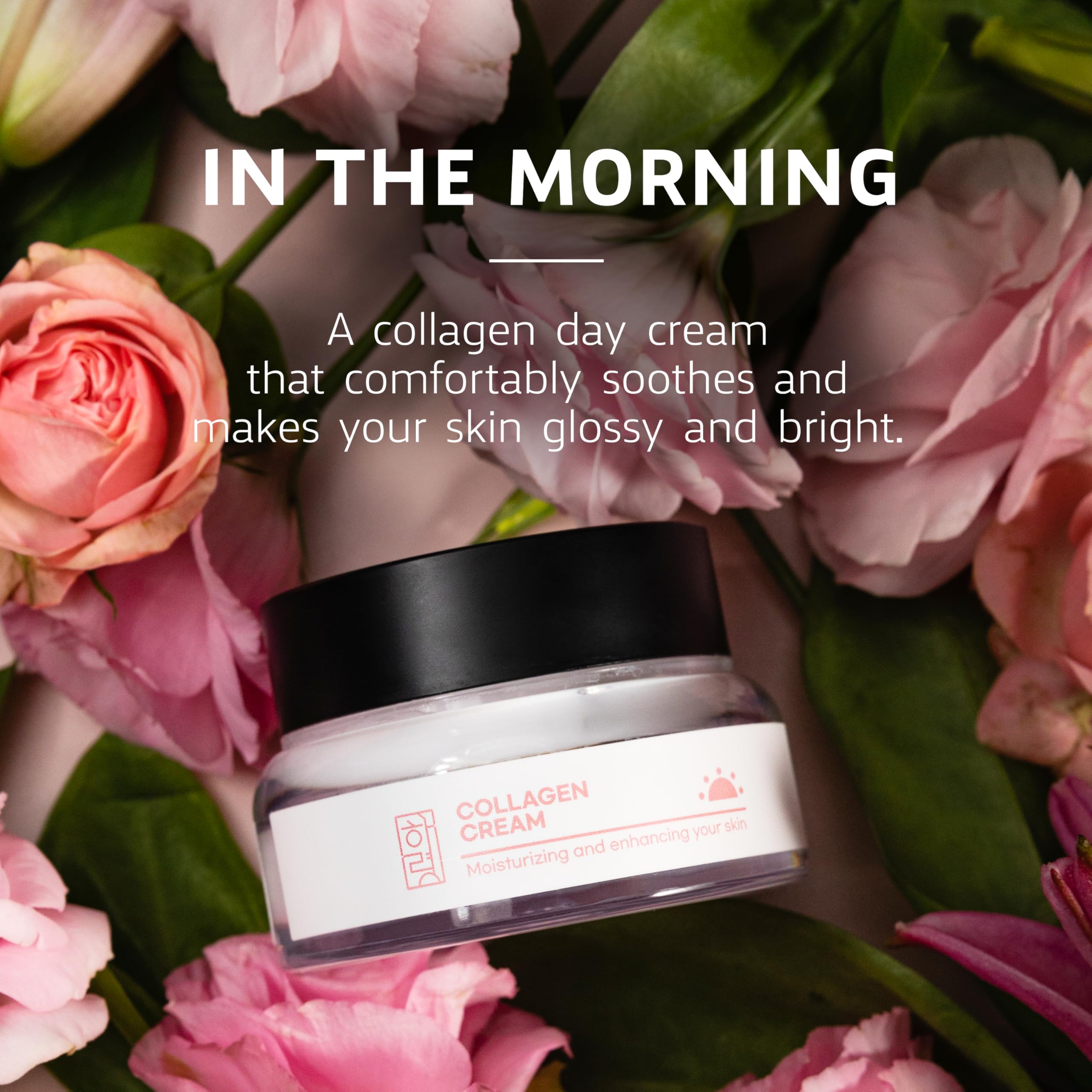Haryeong Collagen Day Cream for Face - Anti-Aging, Moisturizing & Firming Skincare - Perfect for Daily Hydration & Wrinkle Reduction
