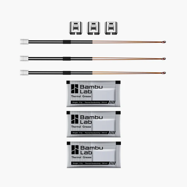 Bambu Lab X1 Series Hotend Thermistor - High Precision Temperature Sensor for 3D Printers | Perfect for DIY Repairs & Upgrades