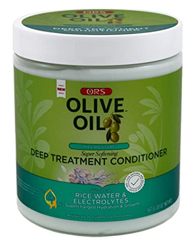 ORS Olive Oil Deep Conditioning Treatment - Super Softening Hair Mask, 20 oz (Pack of 6) | For Dry, Damaged & Curly Hair | Salon-Quality Hydration at Home