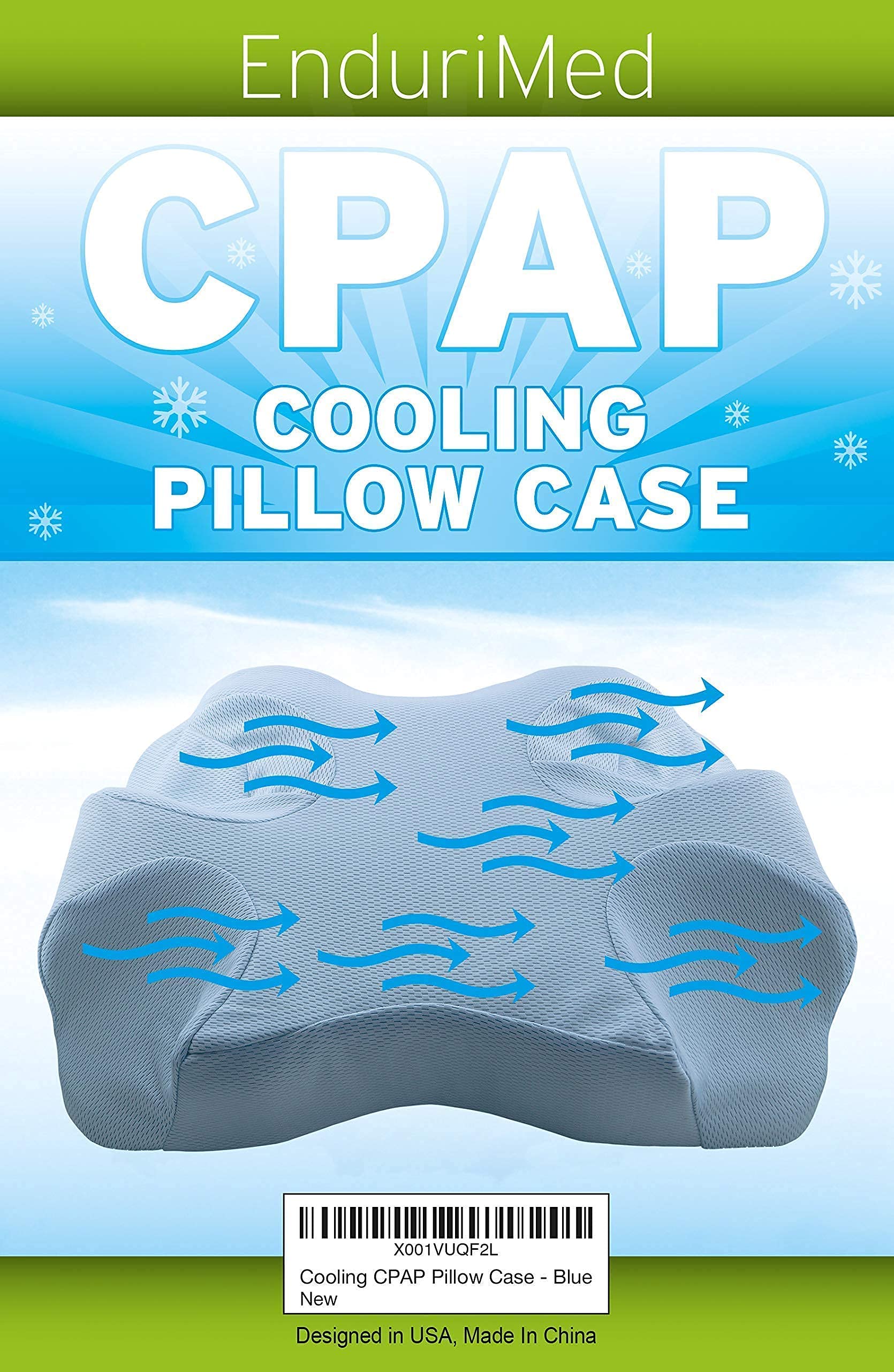 CPAP Pillow with Cooling Fabric & Removable Case - 10% Off | Comfortable Sleep Aid for Sleep Apnea & Snoring Relief | Perfect for Side Sleepers & CPAP Machine Users