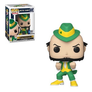 Notre Dame Leprechaun Pop! Vinyl Figure - Funko College Collectible for Fans & Alumni | Perfect for Dorm Decor, Game Day Displays & Gifts