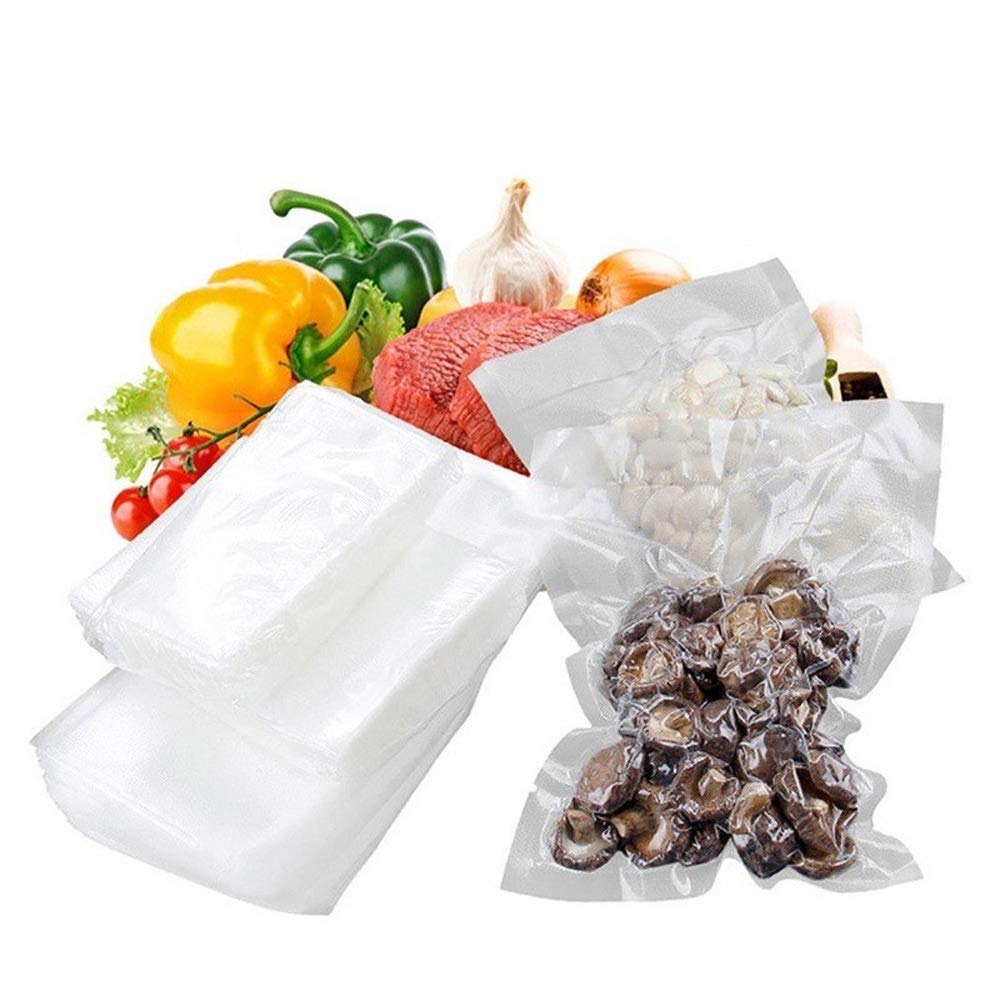 100PCS Vacuum Sealer Bags 10x15cm - BPA Free Food Storage Bags for Sous Vide, Meal Prep & Fresh Food Preservation | Transparent Precut Vacuum Packaging Bags | Ideal for Freezing, Marinating & Long-Term Food Storage