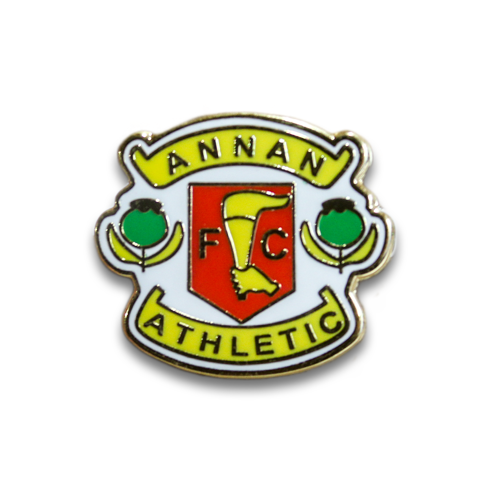 Annan Athletic FC Pin Badge - Official Collectible Enamel Lapel Pin for Football Fans, Sports Memorabilia - Perfect for Jerseys, Hats, Bags & Gifts