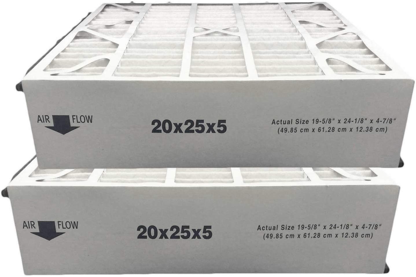 Atomic 266649 102 Trion Air Bear 20x25x5 MERV 13 Replacement Air Filters - 2 Pack | HVAC System, Home & Office Air Purification