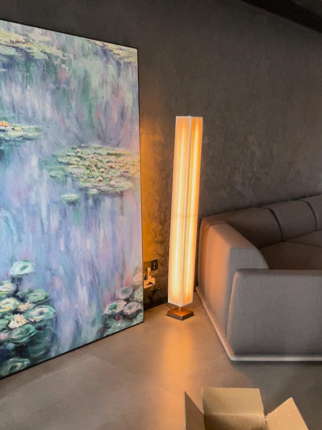 Modern Bailey Floor Lamp with Adjustable Height - Stylish LED Standing Light for Living Room, Bedroom, or Office - Perfect for Reading, Working, and Relaxing