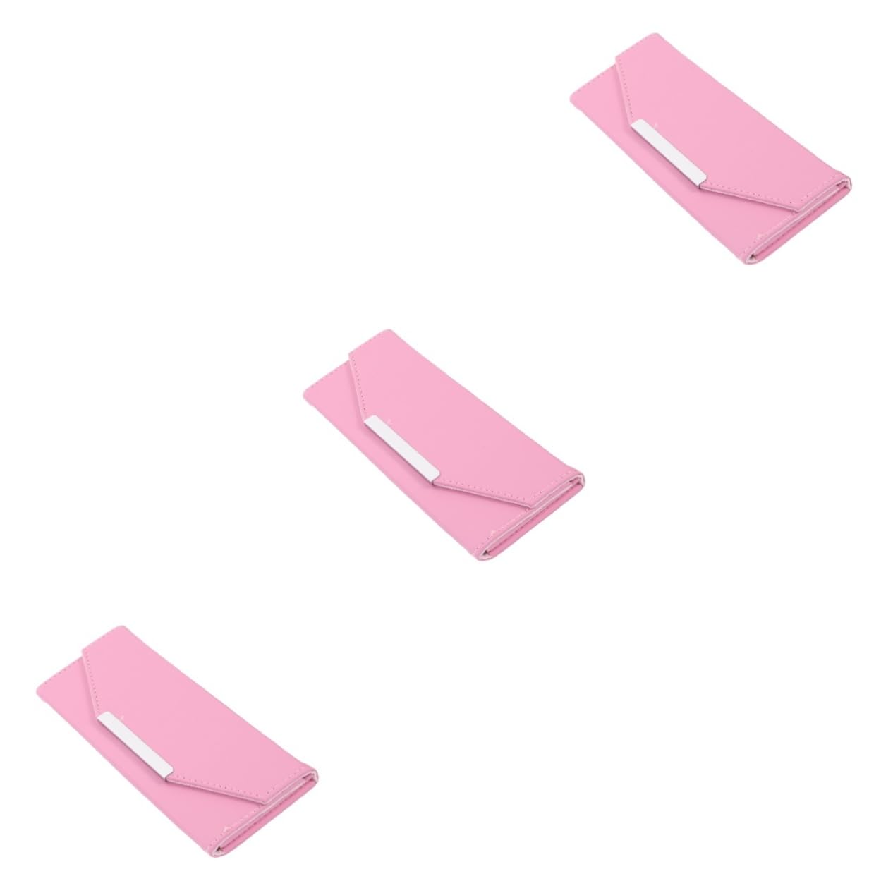 Angoily 3-Piece Tweezers Storage Bag - Eyelash Extension Organizer Case for Tweezers, Lash Clusters & Eyebrow Scissors | Magnetic Pink Beauty Tool Pouch for Lash Technicians & Home Use