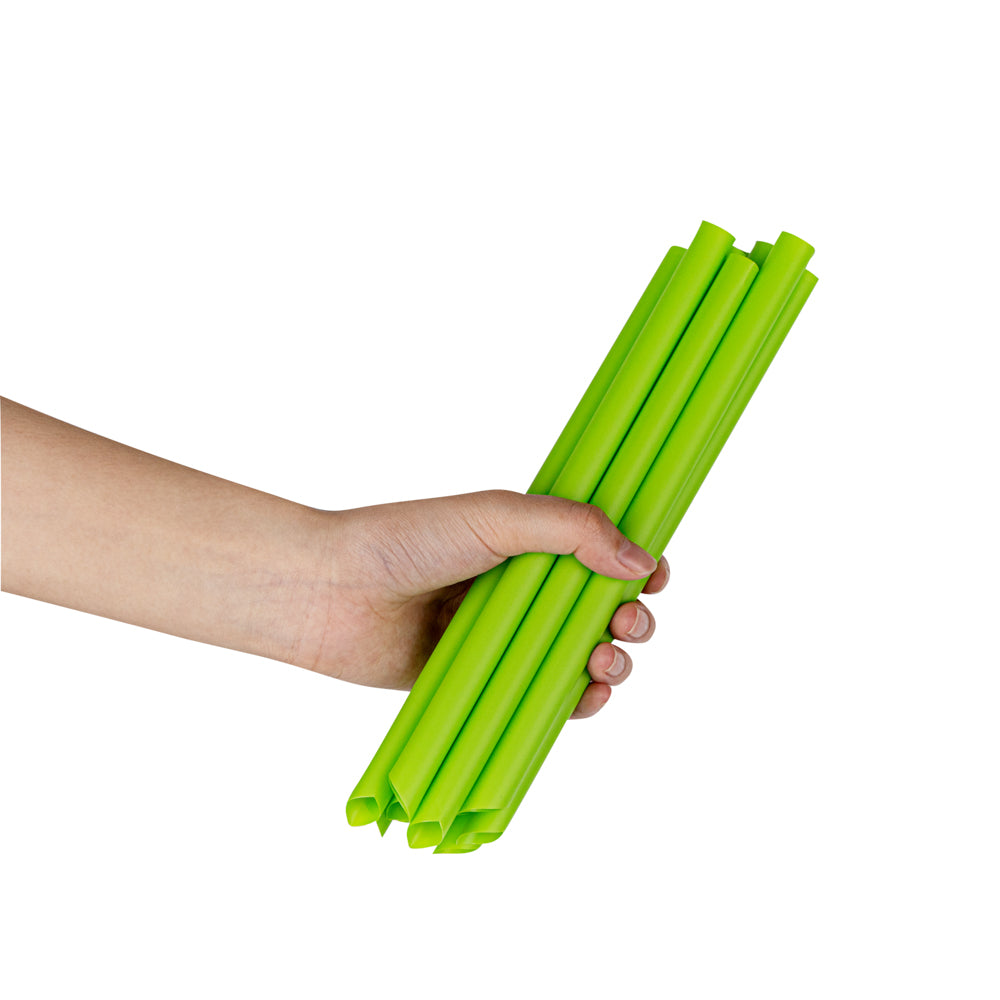 Eco-Friendly Compostable PLA/PBAT Plastic Boba Straws - 2000 Count Box | Biodegradable Drinking Straws for Bubble Tea, Smoothies, and Cold Beverages | Sustainable Alternative to Plastic Straws