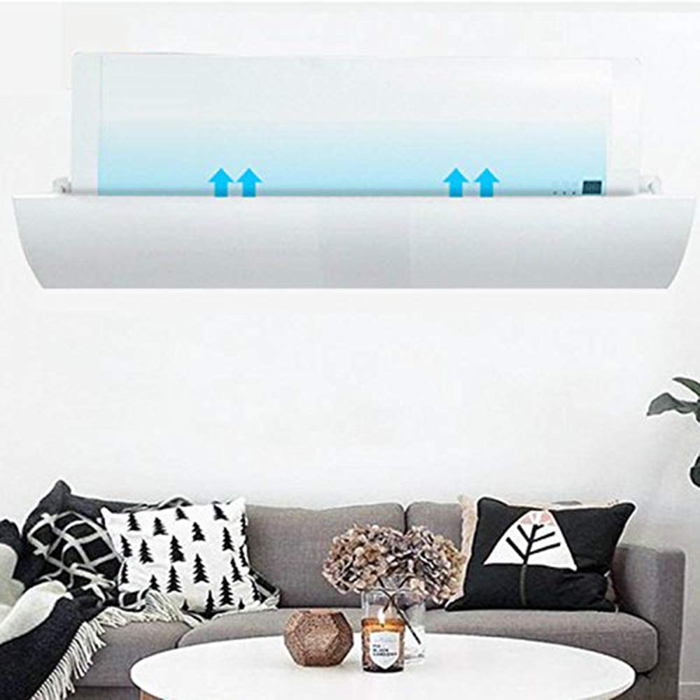 Adjustable Air Conditioner Wind Deflector Shield - Anti Direct Blow Baffle Board for Wall AC Units | Perfect for Bedroom, Office & Home Cooling Comfort