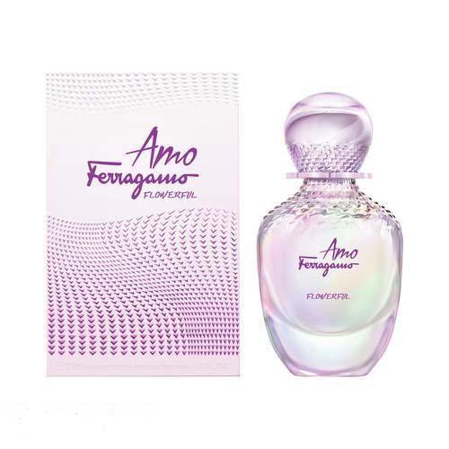 Salvatore Ferragamo Amo Flowerful Eau de Toilette 50ml for Women - Floral Perfume for Daytime Wear & Special Occasions