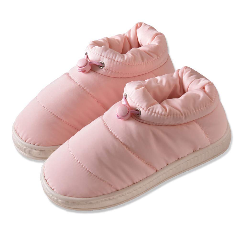 Women's Memory Foam Bootie Slippers - Warm & Cozy Indoor/Outdoor House Shoes for Winter Comfort - Perfect for Lounging, Home Office & Quick Errands