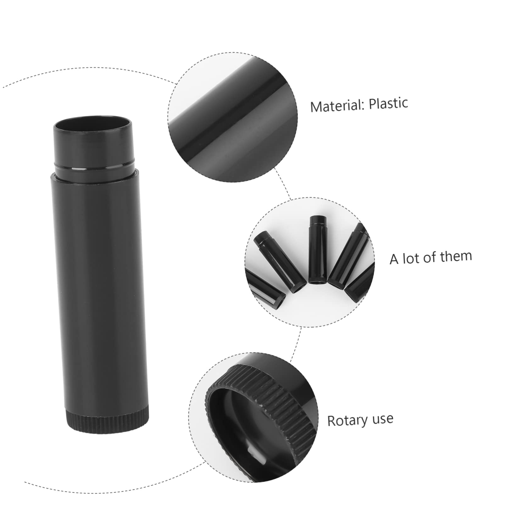 25-Piece 5g DIY Plastic Empty Tubes with Caps - Perfect for Lip Gloss, Essential Oils, Skincare & Beauty Crafting - Ideal for Home DIY Projects, Travel Containers, and Small Batch Cosmetics