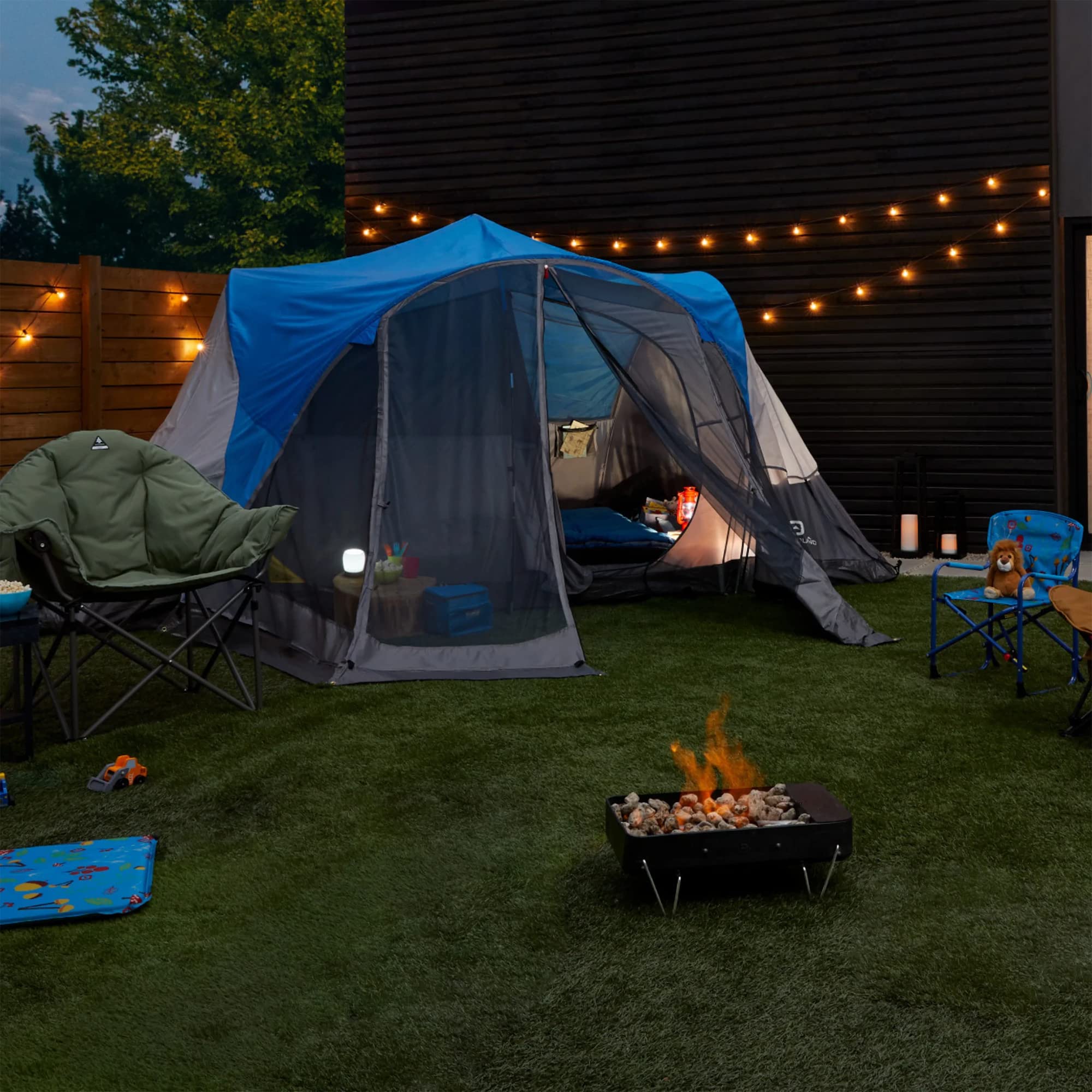 Outdoor Dome Tent for Camping - 3 Season Waterproof Tent with Rainfly & Carry Bag | Easy Setup for Backpacking, Hiking & Family Camping Trips