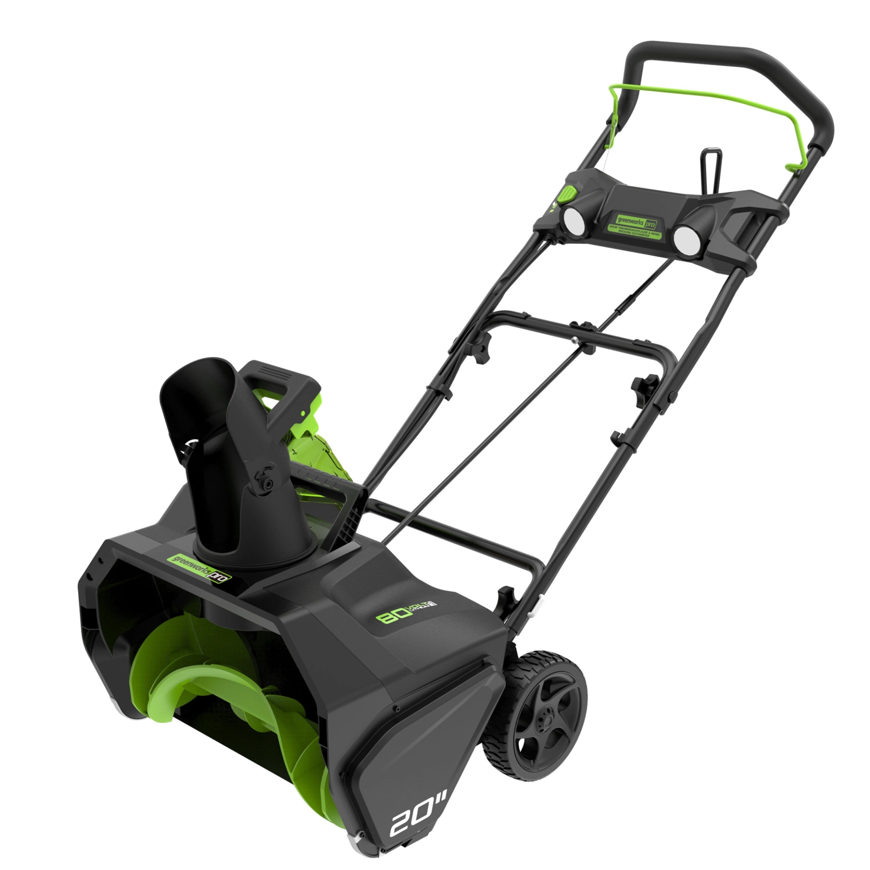 80V 20-Inch Cordless Battery-Powered Single Stage Snow Blower (Tool Only) - Perfect for Driveways, Sidewalks & Small Yards