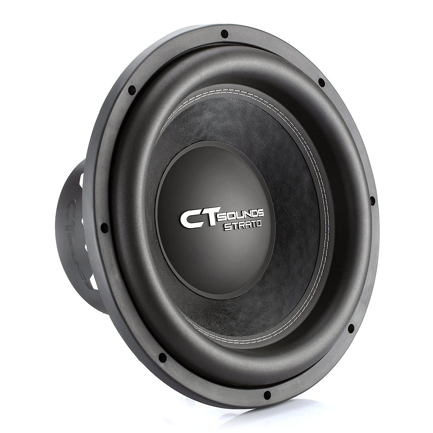 CT Sounds STRATO-15-D4 2500W Max Power 15-Inch Car Subwoofer with Dual 4 Ohm Voice Coil - Perfect for Car Audio Systems, Bass Enthusiasts & Vehicle Upgrades