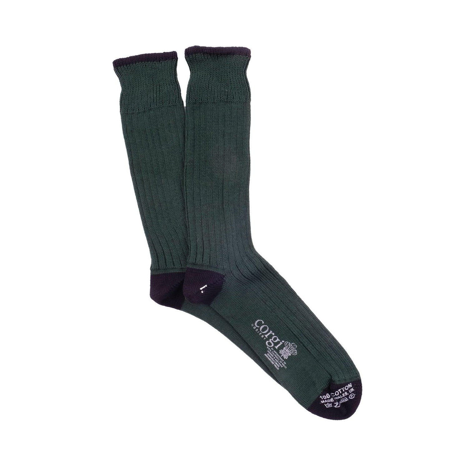 Men's Pure Cotton Boot Socks - Soft & Breathable Winter Socks for Hiking, Work Boots & Outdoor Activities