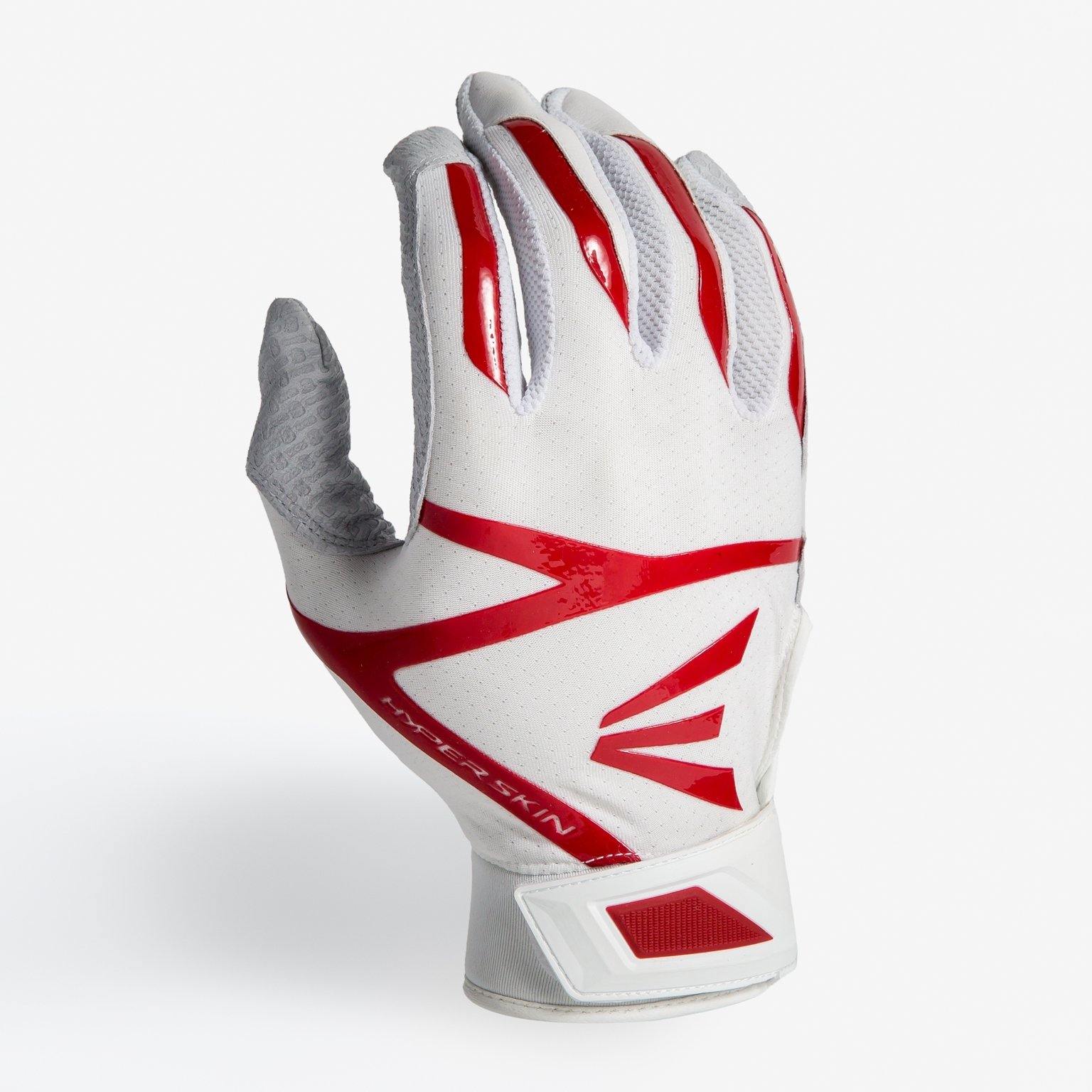 Easton Z10 Adult Baseball Batting Gloves - Lightweight & Durable for Hitting & Fielding - Perfect for Baseball, Softball & Training