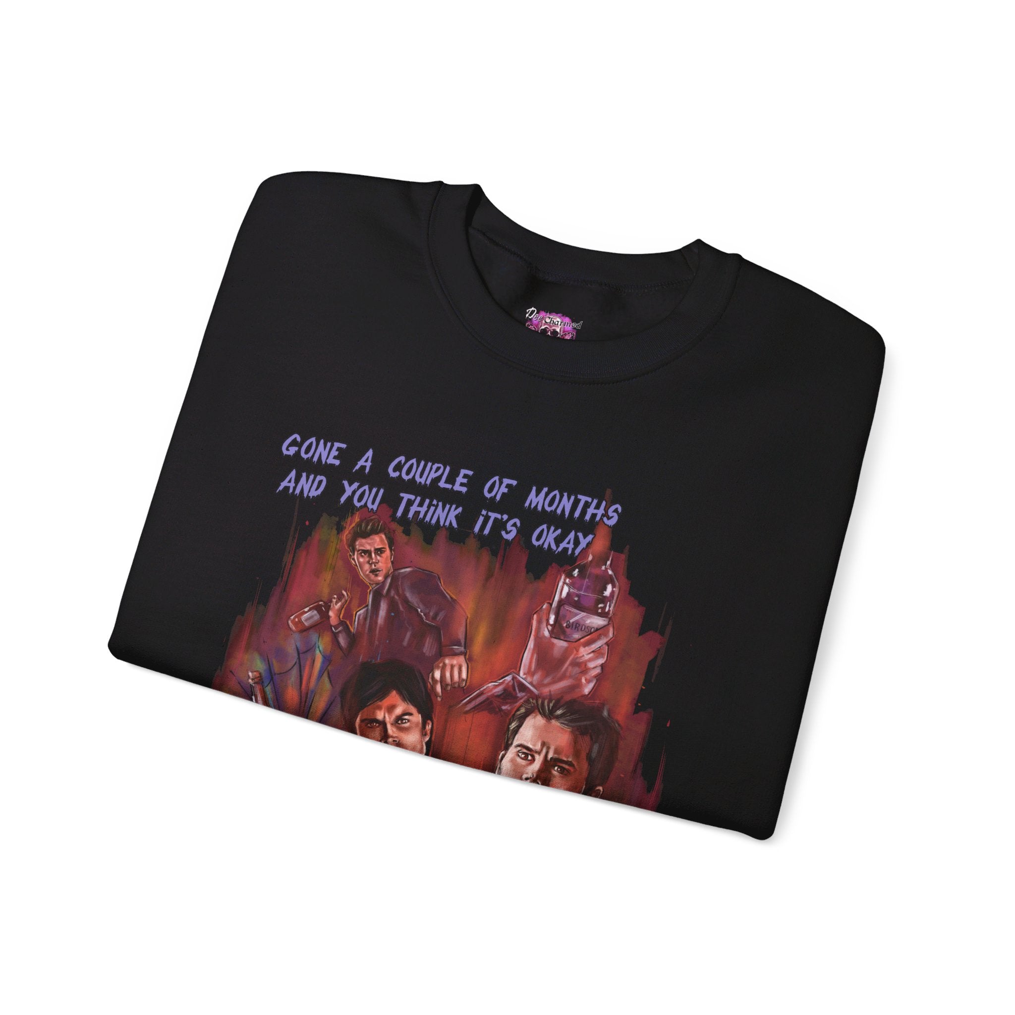 Damon Returns Crewneck Sweatshirt - Comfortable & Stylish Men's Pullover for Casual Wear, Street Fashion & Everyday Outfits